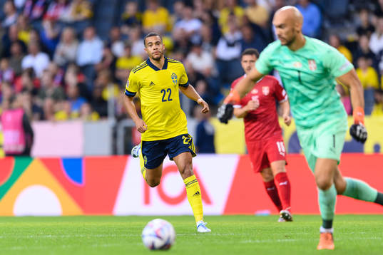 Robin Quaison of Sweden