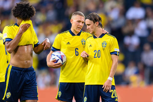 Ludwig Augustinsson and Kristoffer Olsson of Sweden