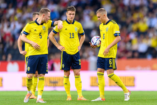Joel Andersson, Mattias Svanberg an Ludwig Augustinsson of