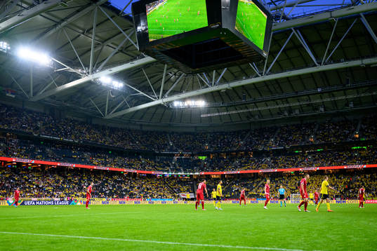 General view of Friends Arena