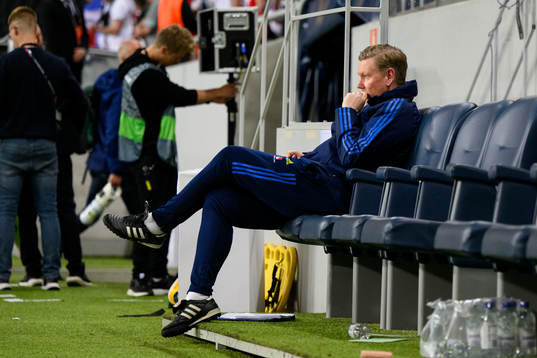 Assistant coach Peter Wettergren looks dejected