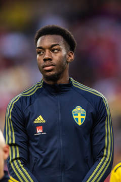Anthony Elanga of Sweden
