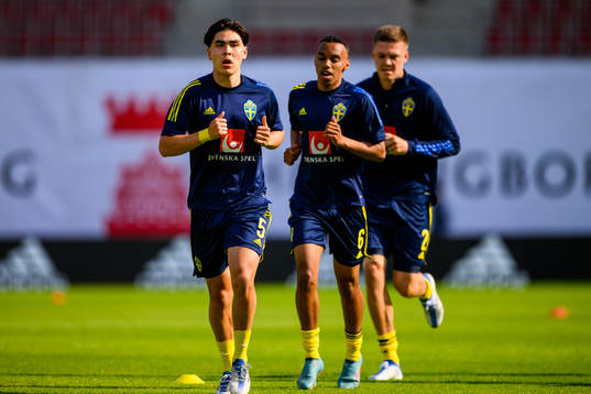 Eric Kahl Bilal Hussein and Benjamin Nygren of Sweden