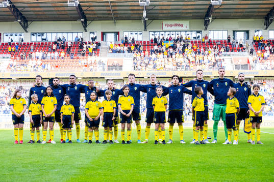 The starting eleven of Sweden