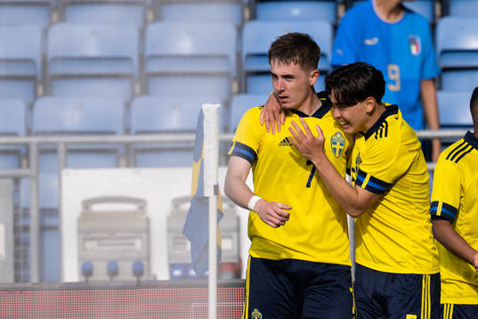 Patrik Wålemark and Eric Kahl celebrate