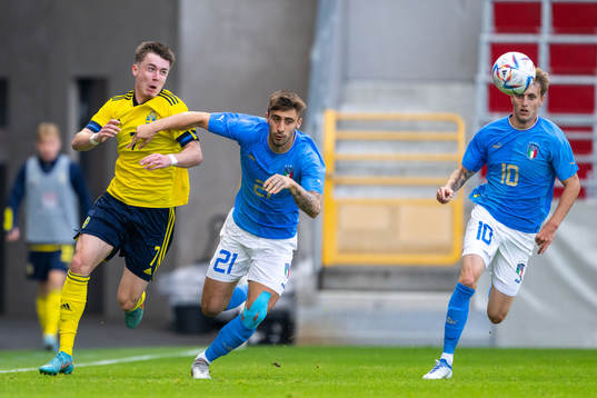 Patrik Wålemark and Gaetano Oristiano of Italy