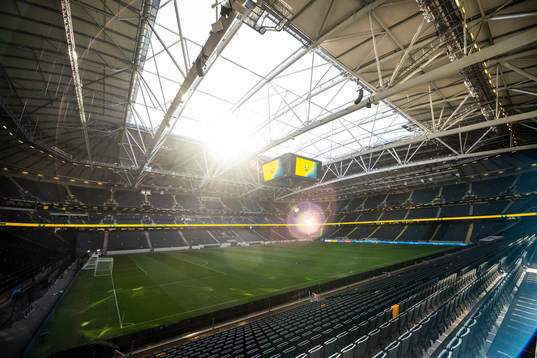 General interior view over Friends Arena