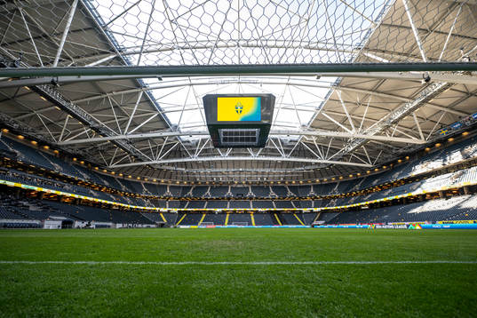 General interior view over Friends Arena