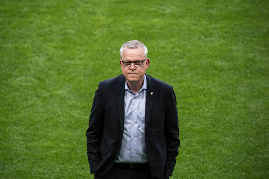 Head coach Janne Andersson of Sweden