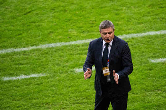 Head coach Dragan Stojkovic of Serbia