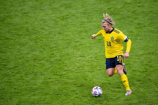 Emil Forsberg of Sweden