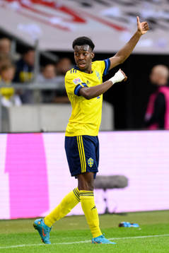 Anthony Elanga of Sweden