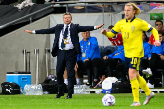 Head coach Dragan Stojkovic of Serbia