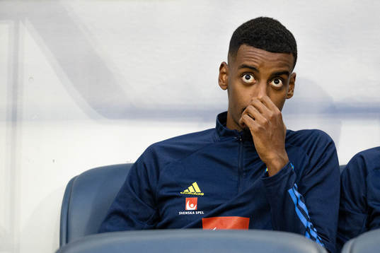 Alexander Isak of Sweden