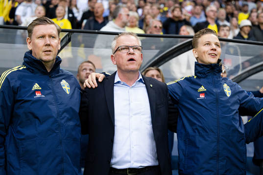 Assistant coach Peter Wettergren, head coach Janne