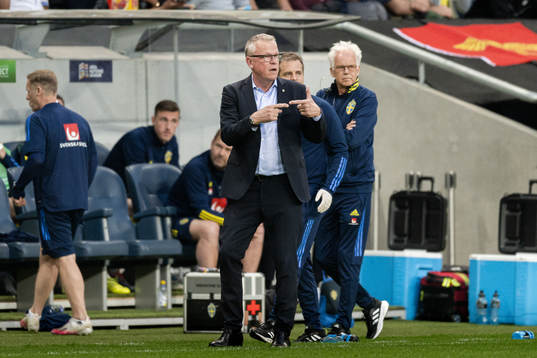 Head coach Janne Andersson of Sweden
