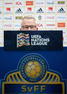 Head coach Janne Andersson of Sweden