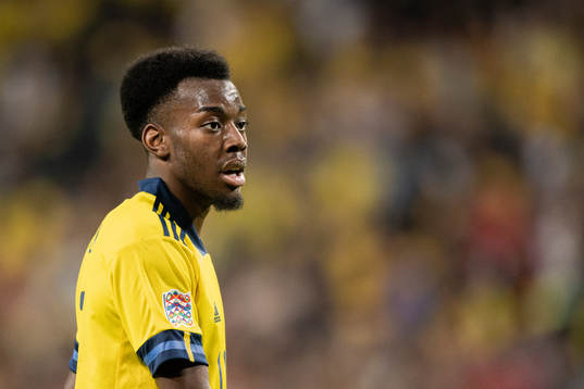 Anthony Elanga of Sweden