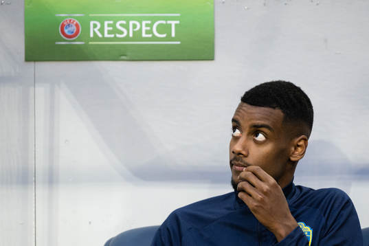 Alexander Isak of Sweden