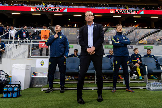 Assistant coach Peter Wettergren, head coach Janne