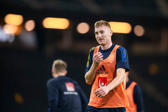 Dejan Kulusevski of the Swedish national football team