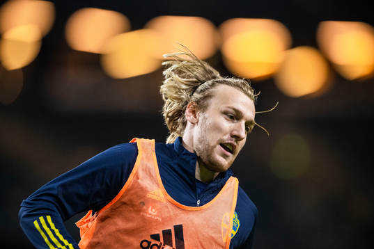 Emil Forsberg of the Swedish national football team