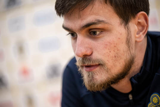 Pavle Vagic of the Swedish national football team