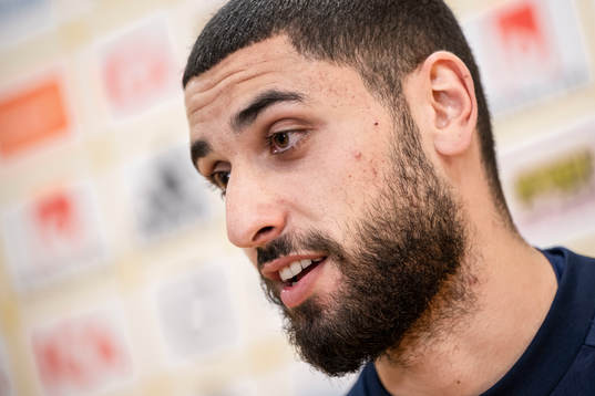 Aiham Ousou of the Swedish national football team