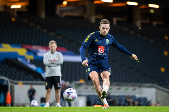 Gabriel Gudmundsson of the Swedish national football team
