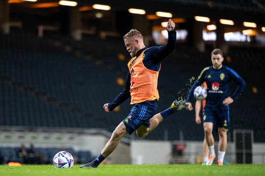 Daniel Sundgren of the Swedish national football team