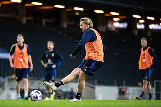 Emil Forsberg of Sweden of the Swedish national football