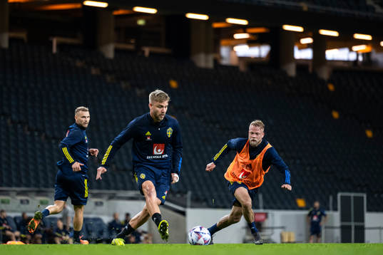 Christoffer Nyman and Daniel Sundgren of the Swedish