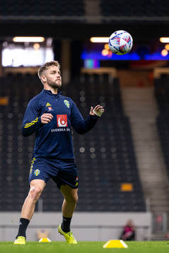 Christoffer Nyman of the Swedish national football team