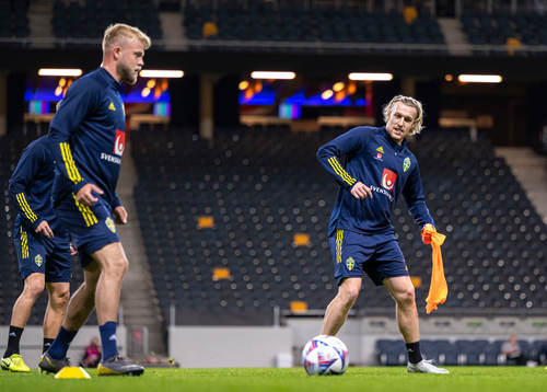 Emil Forsberg of the Swedish national football team