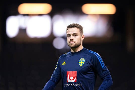 Gabriel Gudmundsson of the Swedish national football team