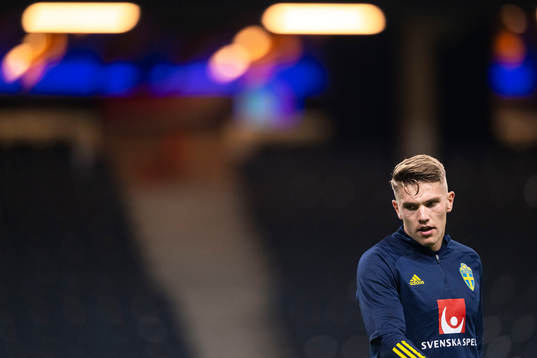 Viktor Gyökeres of the Swedish national football team