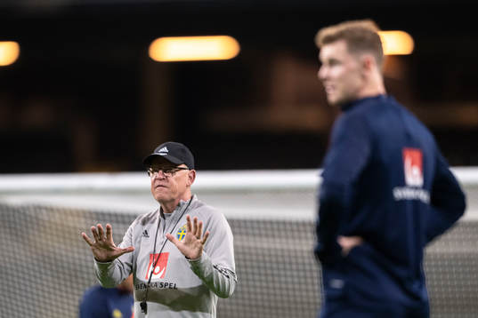 Head coach Janne Andersson of the Swedish national football