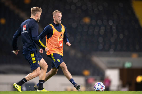 Daniel Sundgren of the Swedish national football team