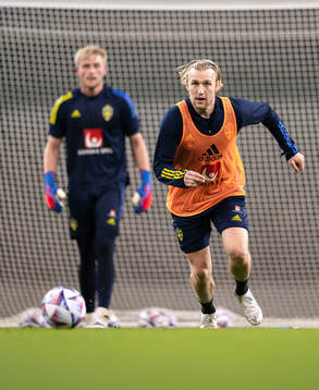 Emil Forsbergof the Swedish national football team
