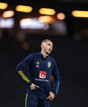 Branimir Hrgotaof the Swedish national football team