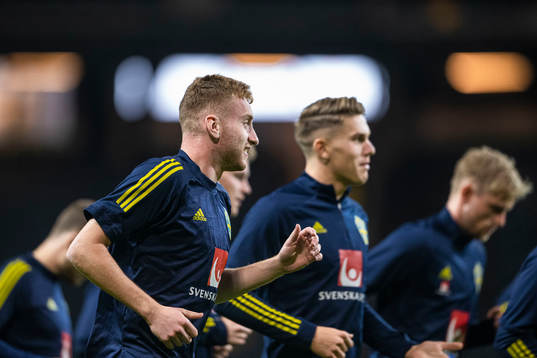 Dejan Kulusevski of the Swedish national football team