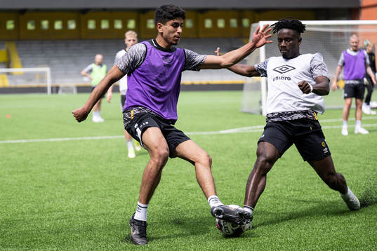 Ahmed Qasem och Michael Baidoo