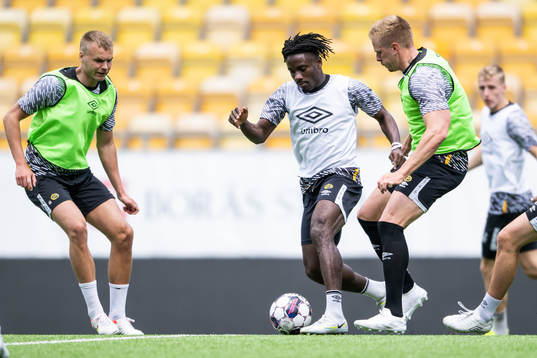 Gustav Henriksson, Michael Baidoo och Per Frick