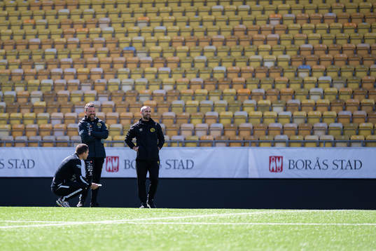 Assisterande tränare Christer Persson, manager Jimmy