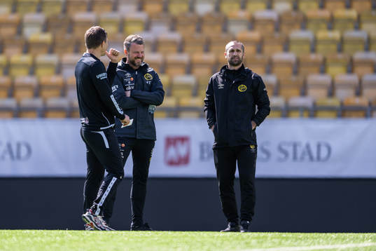 Assisterande tränare Christer Persson, manager Jimmy