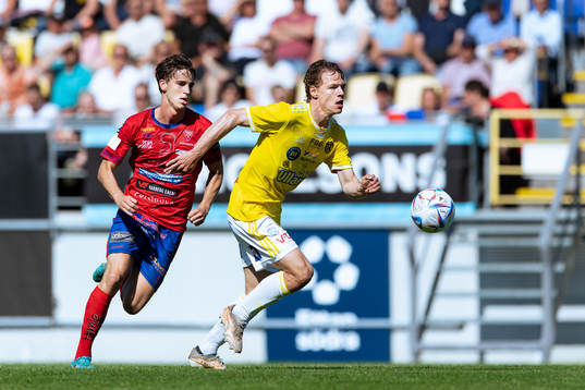 Tvååkers Marcus Jönsson och Falkenbergs Melker Nilsson