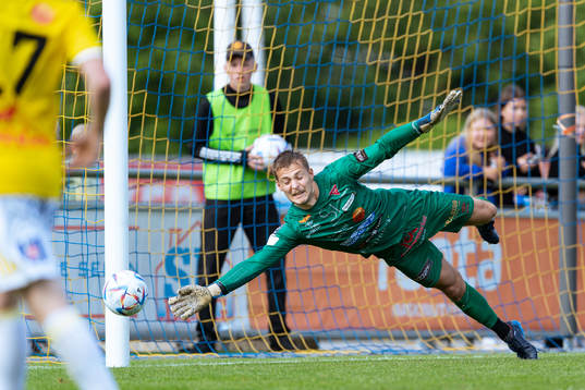 Tvååkers målvakt Anton Andersson