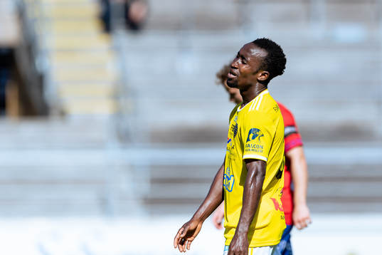 Falkenbergs Godwin Aguda deppar
