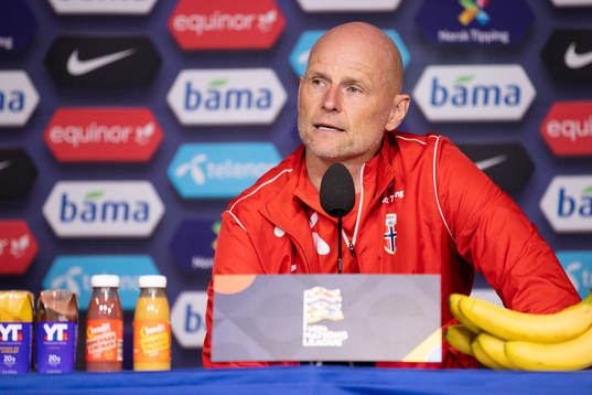 Ståle Solbakken, head coach of the Norwegian national