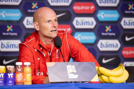 Ståle Solbakken, head coach of the Norwegian national
